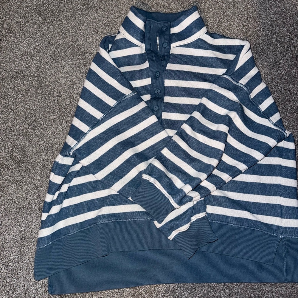 Blue and White Stripped Sweater